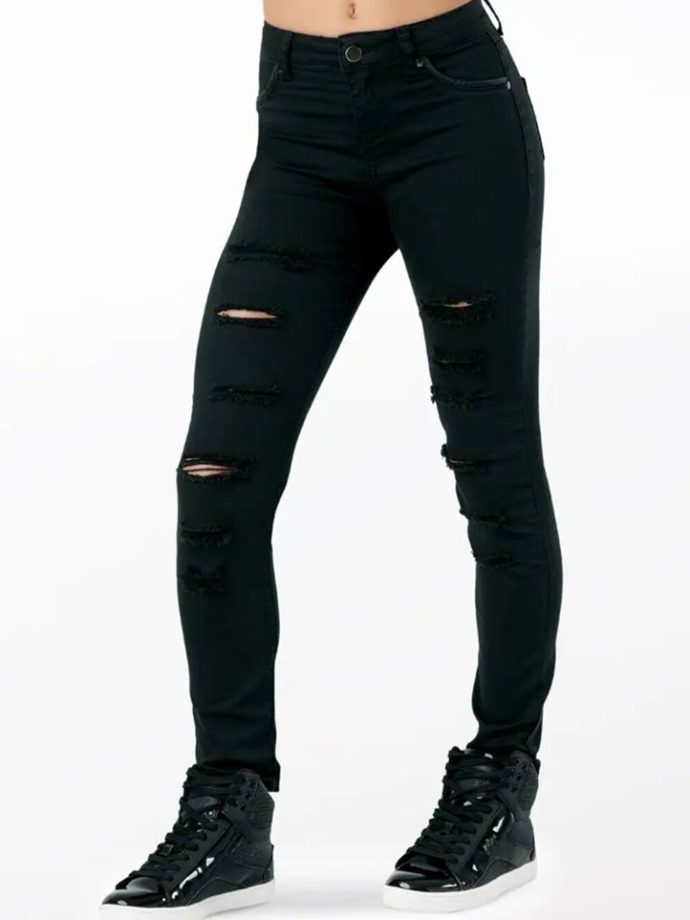 Dancewear Solutions Black Skinny Jeans, Small Adult